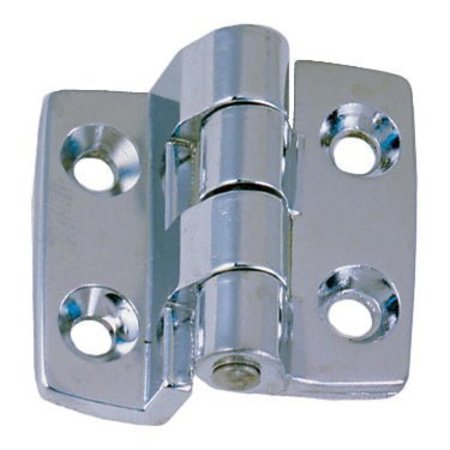 PERKO Perko 0942DP0CHR Chrome-Plated 3/8" Offset Hinge with Fixed Pin - 1.5 x 1.5" 0942DP0CHR
